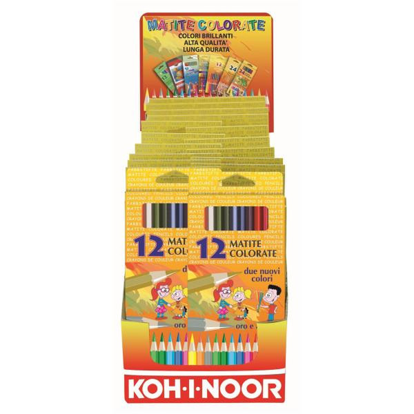 Koh-I-Noor Studio gold 40шт цветной карандаш