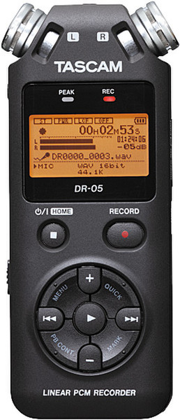 Tascam DR-05 Flash card Silver dictaphone