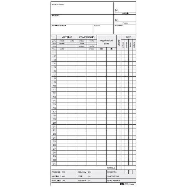 Edipro E3866GI Buchhaltungsformular & -Buch