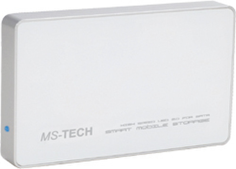 MS-Tech LU-260 2.5Zoll Weiß Speichergehäuse
