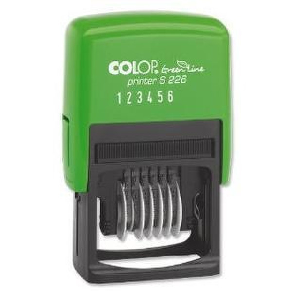 Colop Printer S 226 Green Line Numberer Self-Inking Date stamp