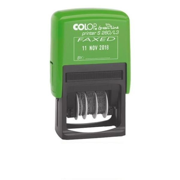 Colop S260L3GL 24 x 45mm Green seal