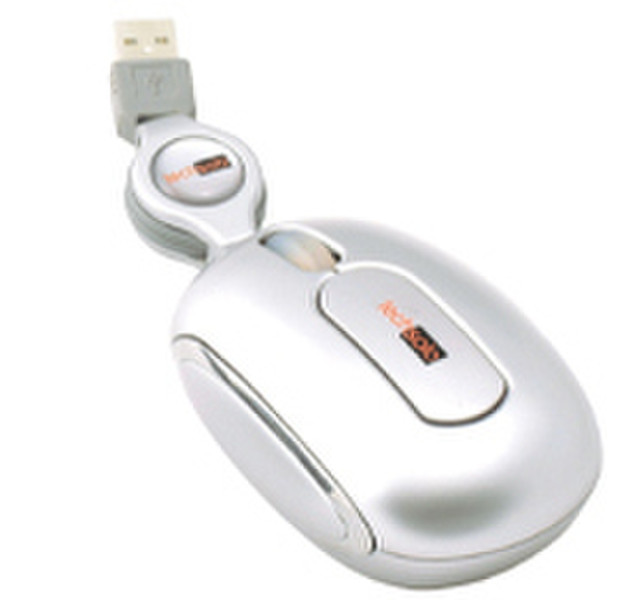 Techsolo TM-28 Optical Mouse USB Оптический 800dpi Cеребряный компьютерная мышь
