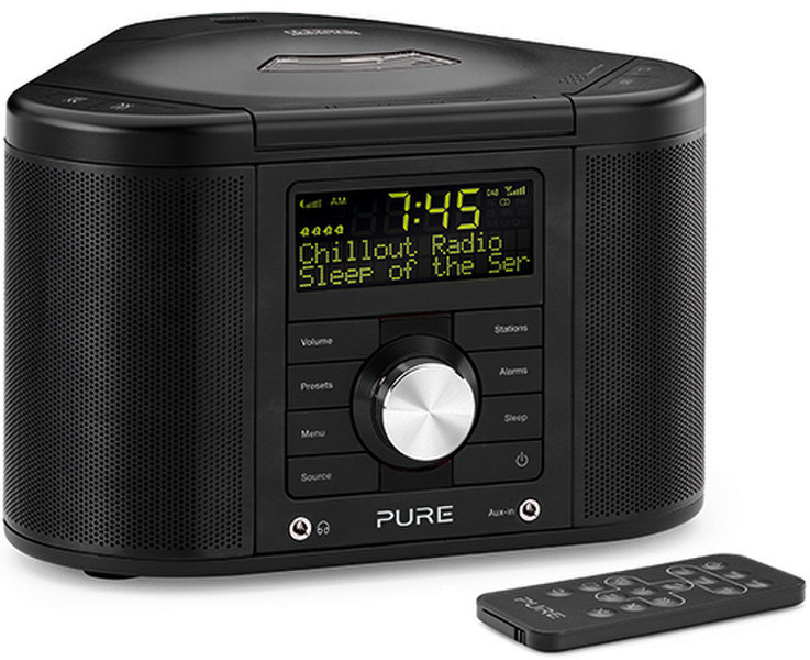 Pure Chronos CD 2 Цифровой 5Вт Черный CD радио