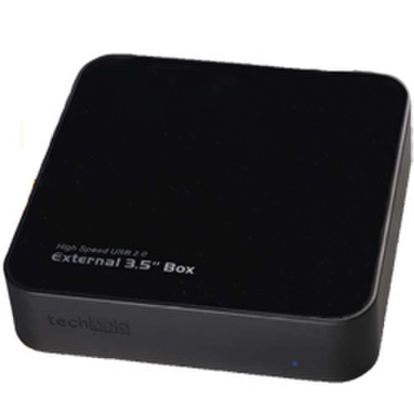 Techsolo TMR-600S SATA/USB 2.0 HDD Box, Black 3.5
