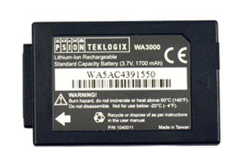 Psion Battery, Standard (1700mAh) Lithium Ion Rechargeable Литий-ионная (Li-Ion) 1700мА·ч 3.7В аккумуляторная батарея