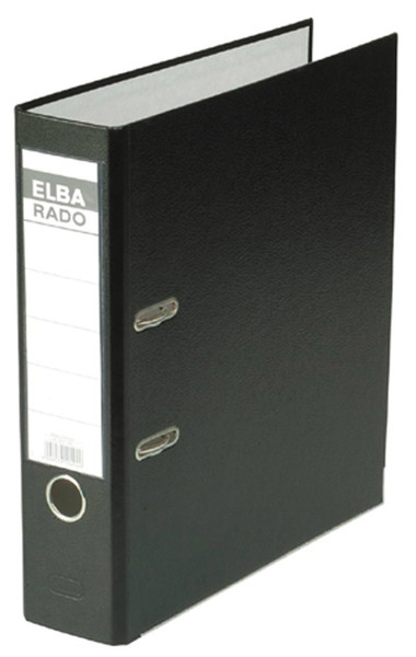 Elba Rado Aluminium,Cardboard Black ring binder