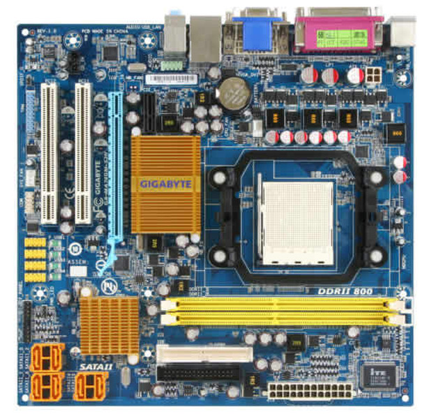 Gigabyte GA-MA74GM-S2H AMD 740G Socket AM2 Micro ATX motherboard
