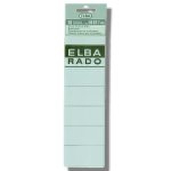 Elba Spine Label for Lever Arch Files 190 x 59 mm White-Grey Grau, Weiß 10Stück(e) selbstklebendes Etikett