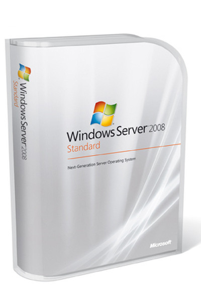 Microsoft Windows Server 2008 Standard without Hyper-V - Complete package - 1 server, 5 CALs - DVD - 32/64-bit - German