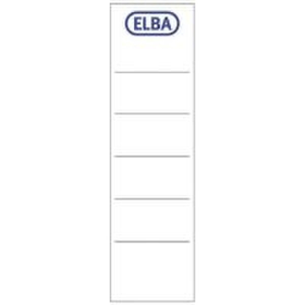 Elba Spine Label for Lever Arch Files Weiß 10Stück(e) selbstklebendes Etikett