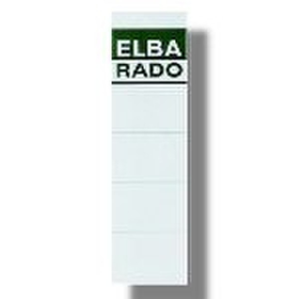 Elba Spine Label for Lever Arch Files Белый 10шт самоклеящийся ярлык