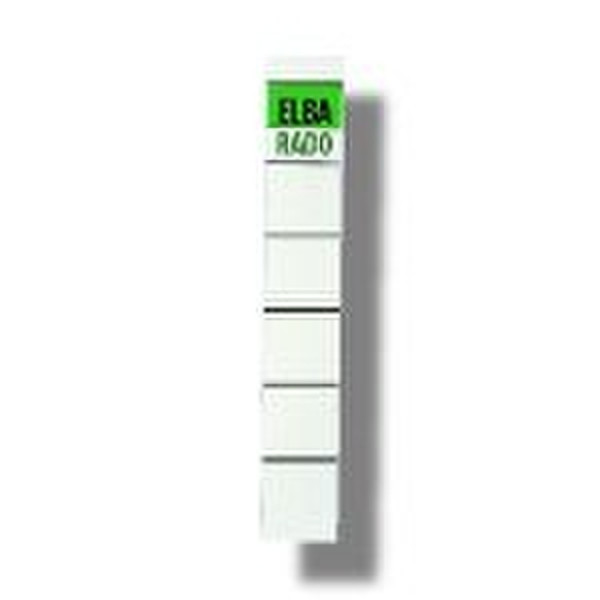 Elba Spine Label for Lever Arch Files Белый 10шт самоклеящийся ярлык