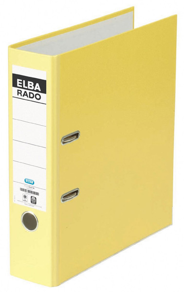 Elba Rado Aluminium,Cardboard Yellow ring binder