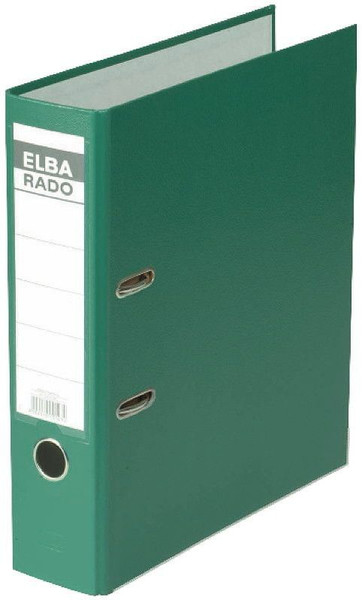 Elba Rado Aluminium,Cardboard Green ring binder
