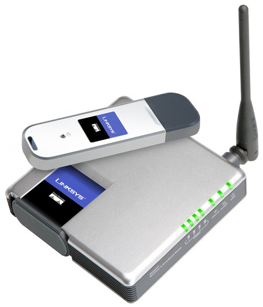Linksys Compact Wireless-G Network Kit for USB 54Мбит/с WLAN точка доступа