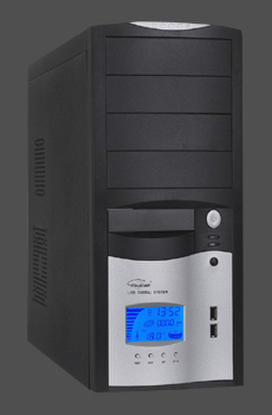 Eurocase ML 5412 CARODO 450W Midi-Tower 450W Black,Silver computer case