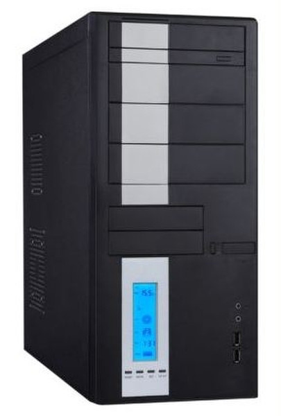 Eurocase ML 5426 CARODO 400W Midi-Tower 400W Black,Silver computer case