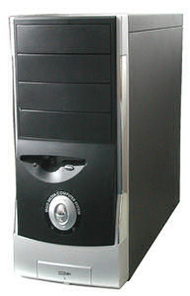 Eurocase ML 5493 CARBDO 400W Midi-Tower 400W Black,Silver computer case