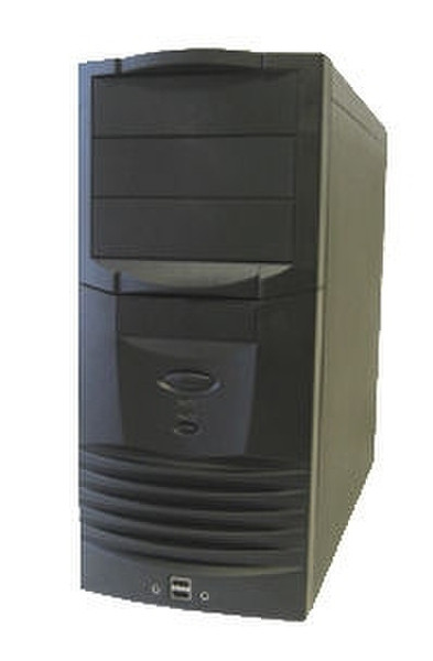 Eurocase MD-1004 Midi-Tower Black computer case
