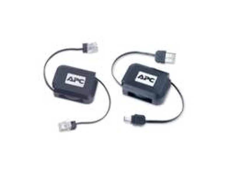 APC Retractable Cable, Ethernet/USB Bundle, EMEA 1.5м Серый кабель USB