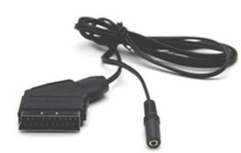 G&BL VDR656 1.5m SCART (21-pin) 3.5mm Black video cable adapter