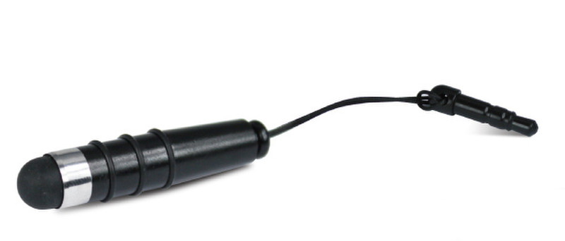 Muvit Mini Stylus with audio plug (Capacitive) Черный стилус