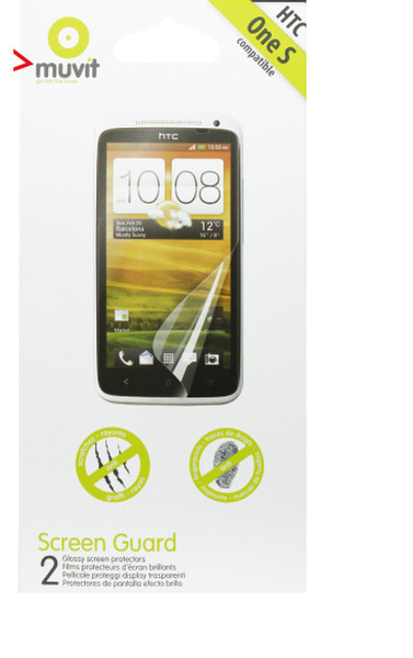 Muvit Anti-Fingerprint HTC One S