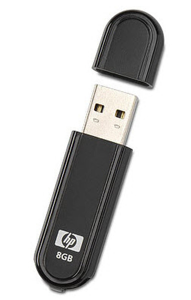 HP 8GB v100w 8ГБ USB 2.0 Type-A Черный USB флеш накопитель