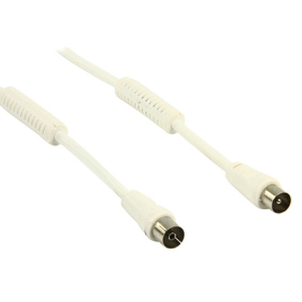 Valueline LVB3103 3m Coax Coax White coaxial cable