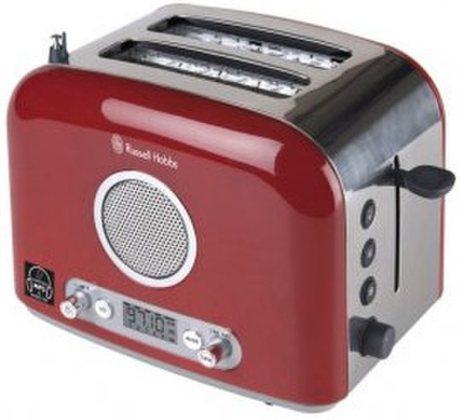 Russell Hobbs 15141-56 2slice(s) 800W Red toaster