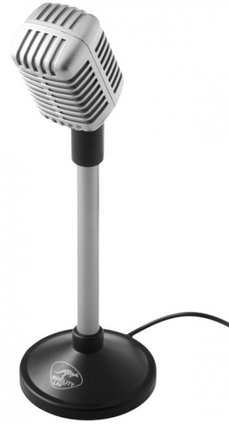 Mobility Lab ML300023 PC microphone Verkabelt Schwarz, Silber Mikrofon