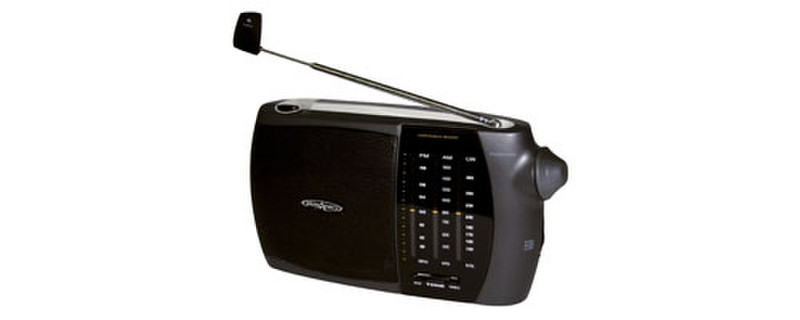 Irradio RF 38 Tragbar Analog Schwarz Radio