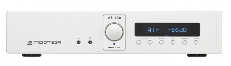 Micromega AS-400 Проводной и беспроводной Cеребряный усилитель звуковой частоты