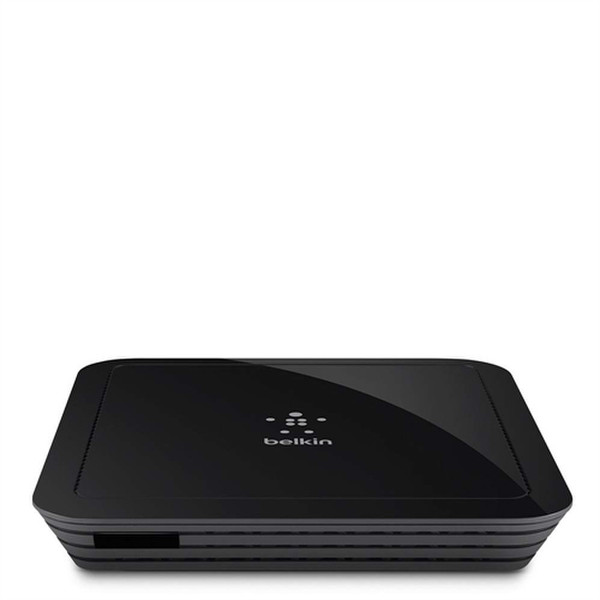 Belkin @TV plus Ethernet (RJ-45) Черный приставка для телевизора