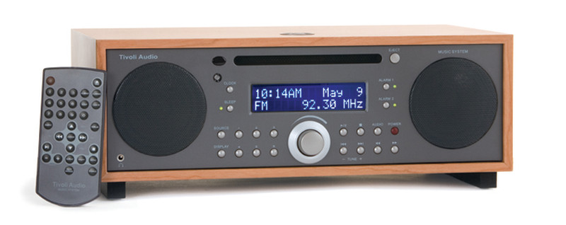 Tivoli Audio Music System Цифровой Вишневый, Металлический CD радио