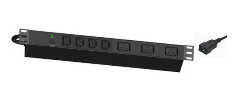 Tecnoware FRA16355 7AC outlet(s) 250V 2m Black surge protector