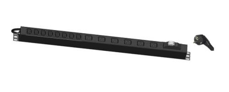 Tecnoware FRA16358 14AC outlet(s) 250V 3m Black surge protector