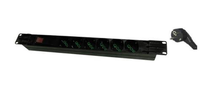 Tecnoware FRA16367 6AC outlet(s) 250V 3m Black surge protector
