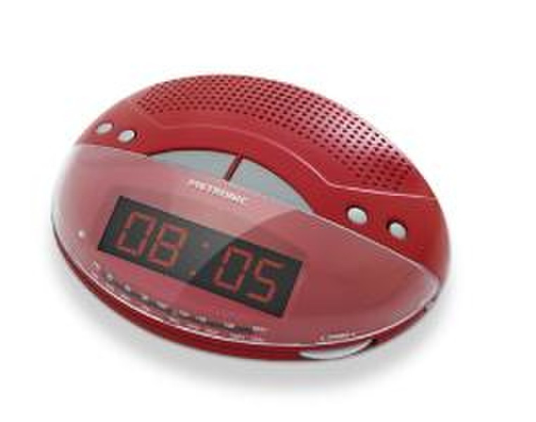 Metronic 477001 Часы Красный радиоприемник