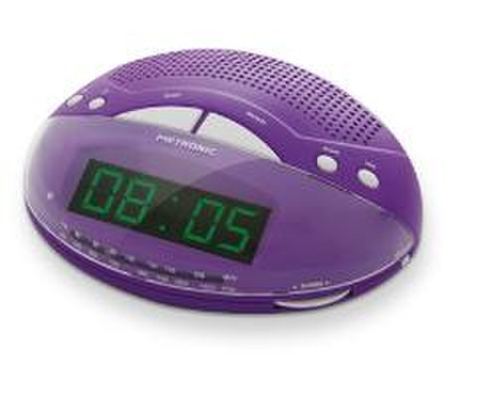 Metronic 477002 Часы Пурпурный радиоприемник