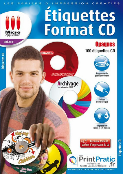 Micro Application 5015 printer label