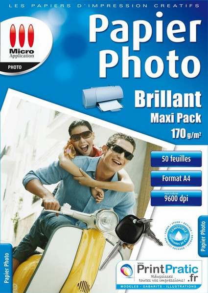 Micro Application 5241 A4 Matt Weiß Fotopapier