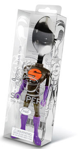 FRED Souper! Soup spoon ABS synthetics Black,Violet 1pc(s)