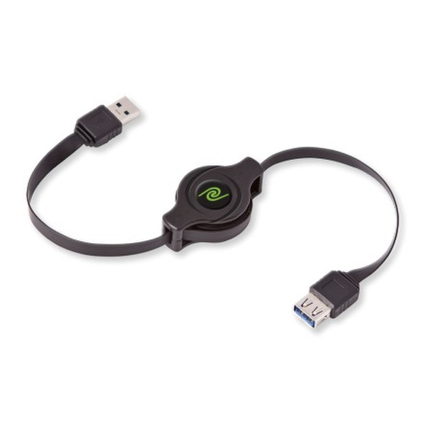 ReTrak EUCABLEU3MF 1m USB A USB A Black USB cable