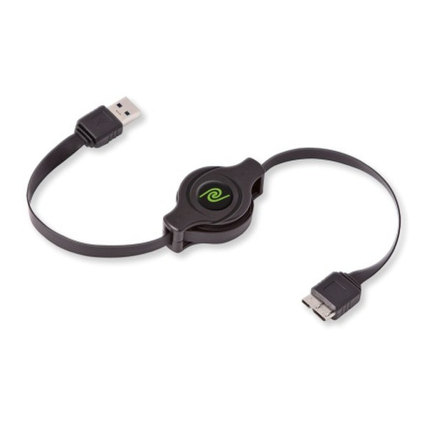 ReTrak EUCABLEU3MM 1м USB A Micro-USB A Черный кабель USB