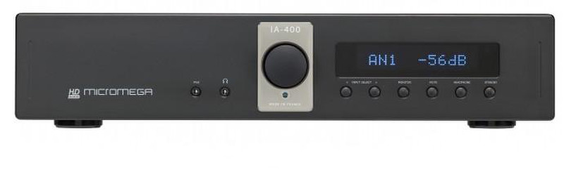 Micromega IA-400 2.1 Verkabelt Schwarz Audioverstärker
