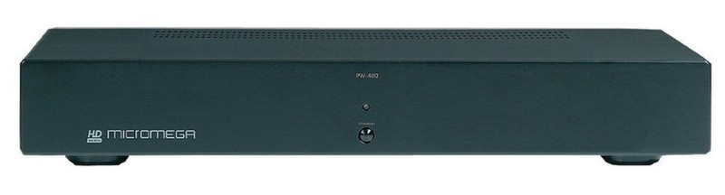 Micromega PW-400 Проводная Черный усилитель звуковой частоты