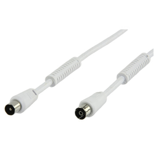 Valueline CX 120DB15 15m Coax Coax White coaxial cable