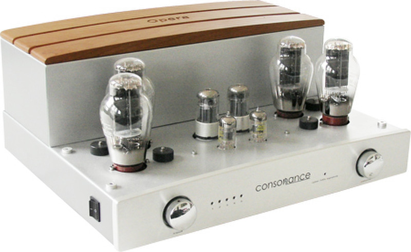 Opera-Consonance CYBER-100S Signature 2.0 Wired Silver,Wood audio amplifier